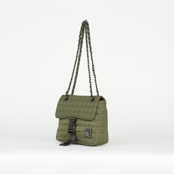 NWT IHKWIP Quilted Flap Convertible Shoulder Bag w/ Chain Strap - Picture 2 of 8